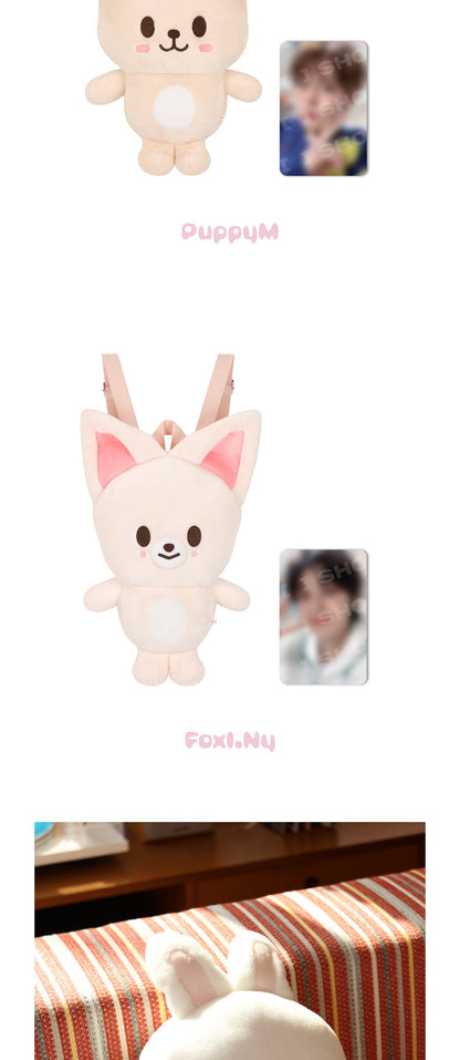 (PRE-ORDER 2026-07-30) Stray Kids - 6th Fanmeeting [STAY in Our Little House] SKZOO PLUSH BACKPACK (8 Versions)(POB Included Based on Order Amount).
