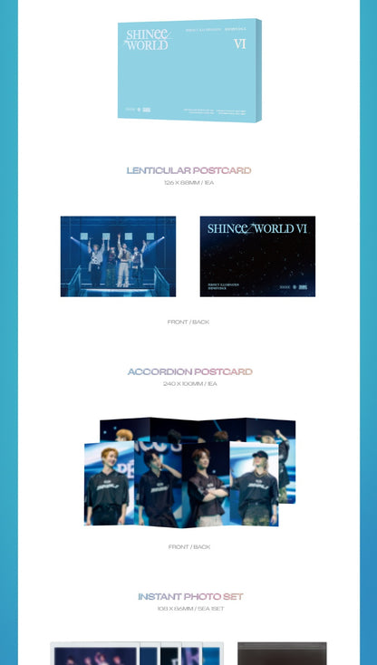 (PRE-ORDER 2025-08-29) SHINee - WORLD VI [PERFECT ILLUMINATION : SHINee’S BACK] Blu-ray Version