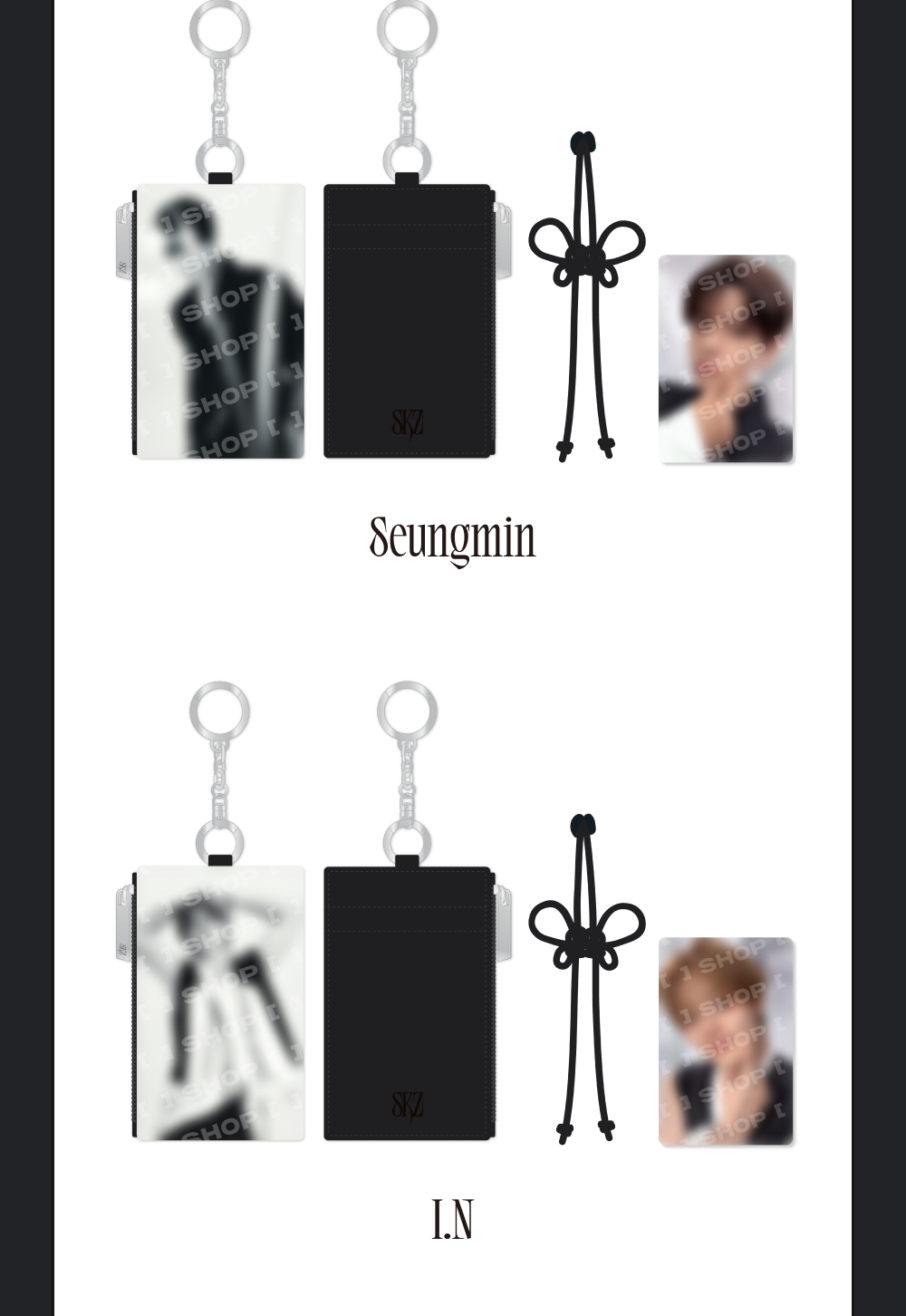 (PRE-ORDER 2026-11-16) Stray Kids - [Stray Kids World Tour <RUN IT SEOUL> Merch] CARD HOLDER KEYRING - RUN IT (POB Included Based on Order Amount)