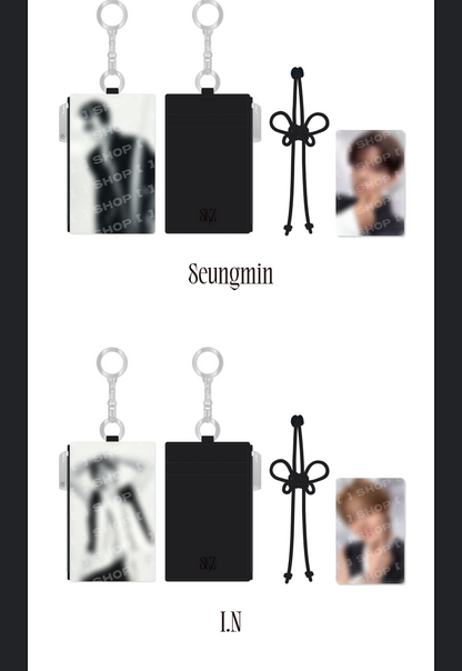 (PRE-ORDER 2026-11-16) Stray Kids - [Stray Kids World Tour <RUN IT SEOUL> Merch] CARD HOLDER KEYRING - RUN IT (POB Included Based on Order Amount)