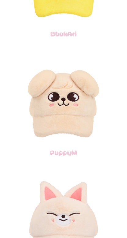 (PRE-ORDER 2026-07-30) Stray Kids - 6th Fanmeeting [STAY in Our Little House] SKZOO PLUSH CAP (8 Versions)(POB Included Based on Order Amount).