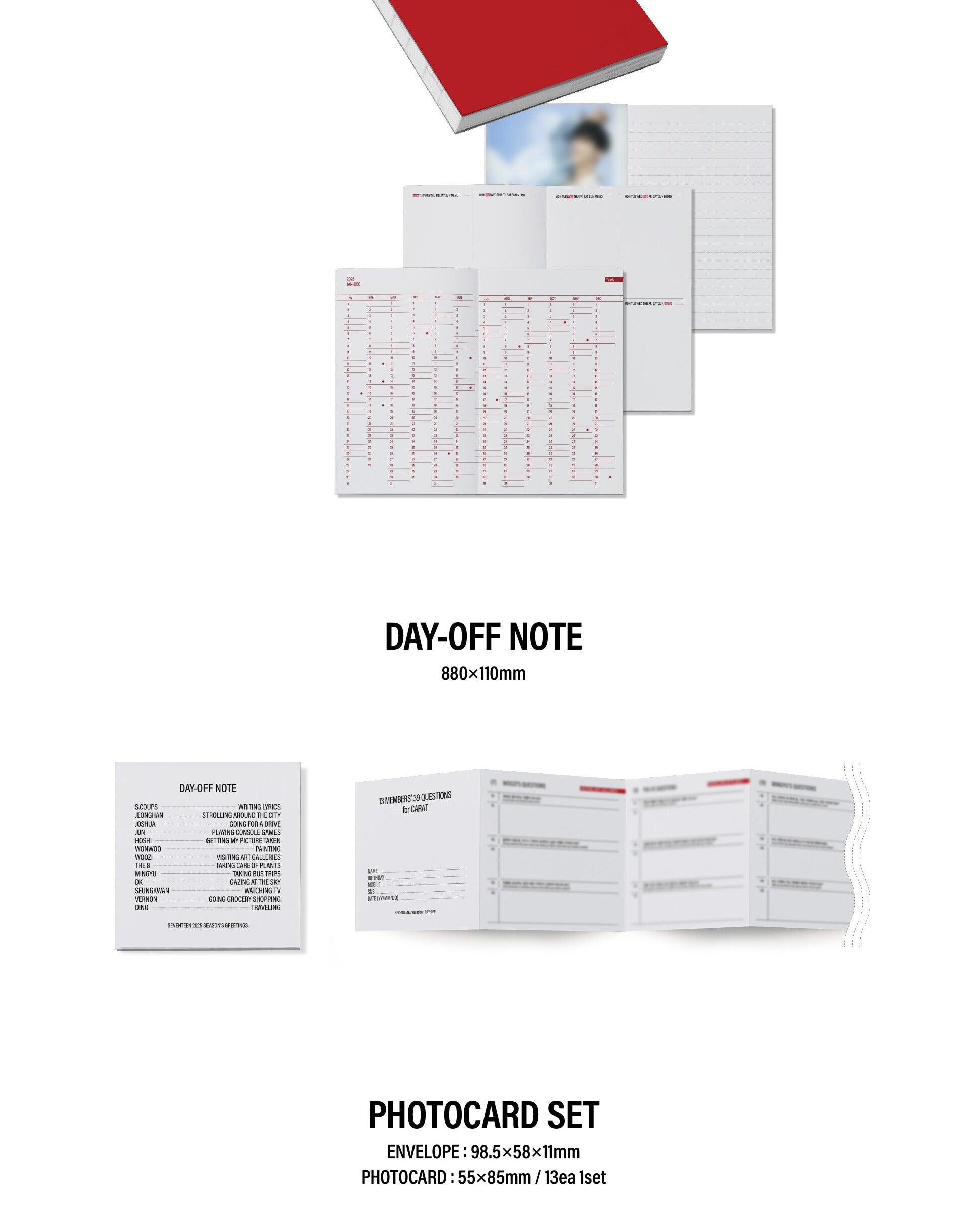 Seventeen - 2025 Season's Greetings (POB - K-Towns Season's