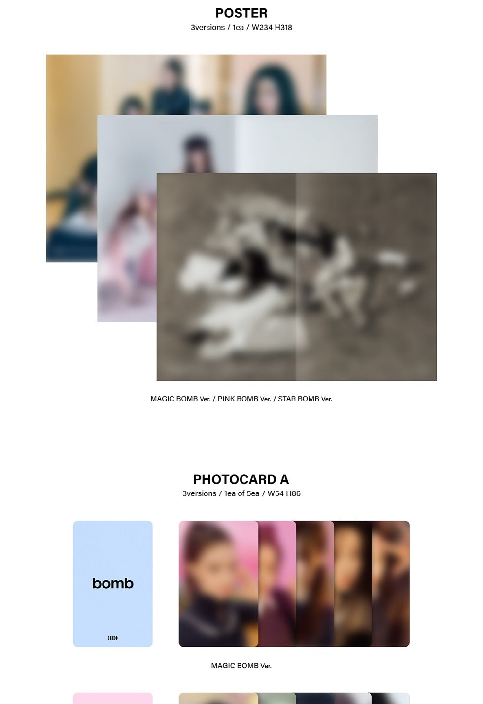 ILLIT - 3rd Mini Album [bomb] (3 Versions) Random 1ea – K-Towns