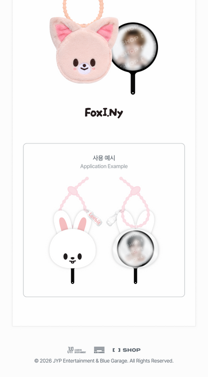 (PRE-ORDER 2026-11-16) Stray Kids - [Stray Kids World Tour <RUN IT SEOUL> Merch] SKZOO PLUSH MINI PICKET KEYRING - RUN IT (POB Included Based on Order Amount)