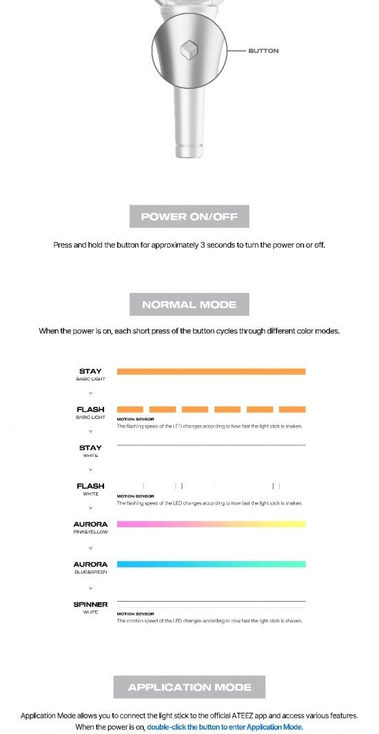 ATEEZ - Official Light Stick LIGHTINY Ver 3