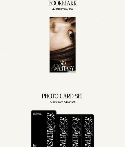 Lee Young Ji 1st EP Album 16 Fantasy Photobook Version.