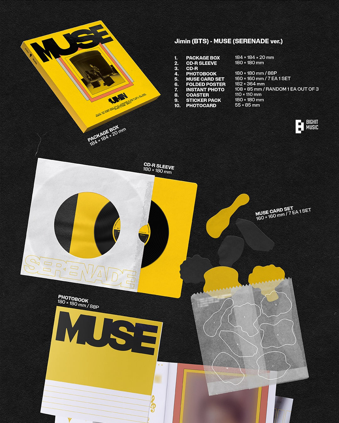 Jimin (BTS) MUSE (2 Versions) Random – K-Towns