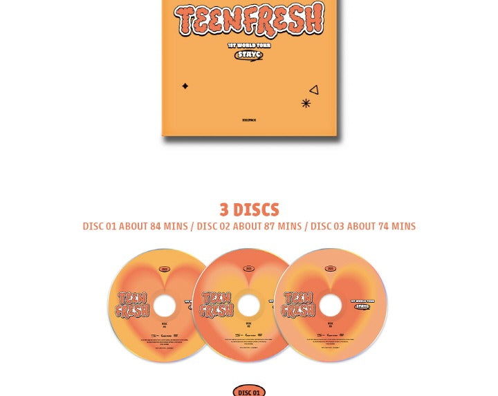 Stayc 1st World Tour Teenfresh DVD