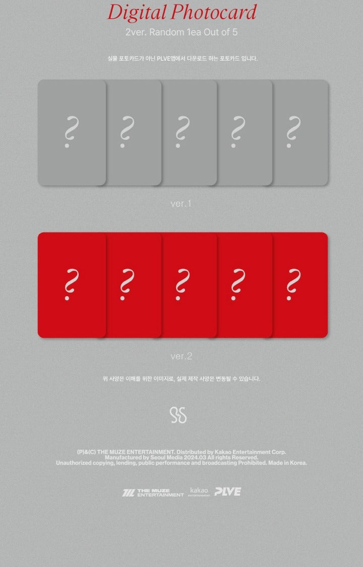 RESCENE 1st Single Album Re:Scene PLVE Version (2 Versions) Random.