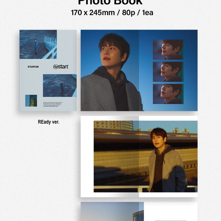 Kyuhyun (Super Junior) EP Album Restart (2 Versions) – K-Towns