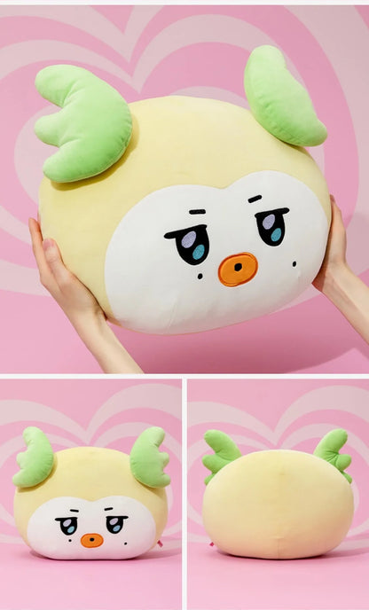 (PRE-ORDER 2025-11-07) ATEEZ - [MIGHTEEZ BIG FACE CUSHION with PHOTO CARD(POB)](8 Versions)(LINE FRIENDS SQUARE MERCH)