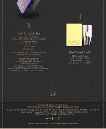 (PRE-ORDER 2025-12-26) Seventeen - 2026 Season's Greetings [Once Upon a Fable](POB - Member Printed Photo 11ea)(💝 K-Towns 2026 Season's Greetings Event!)