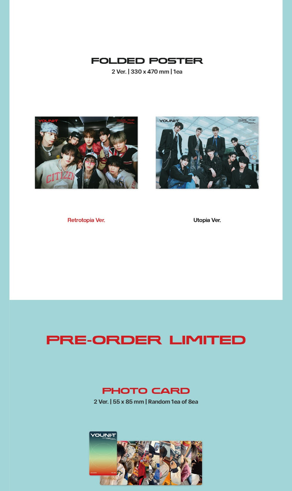 YOUNITE - 7th EP Album [YOUNI-T] (2 Versions)