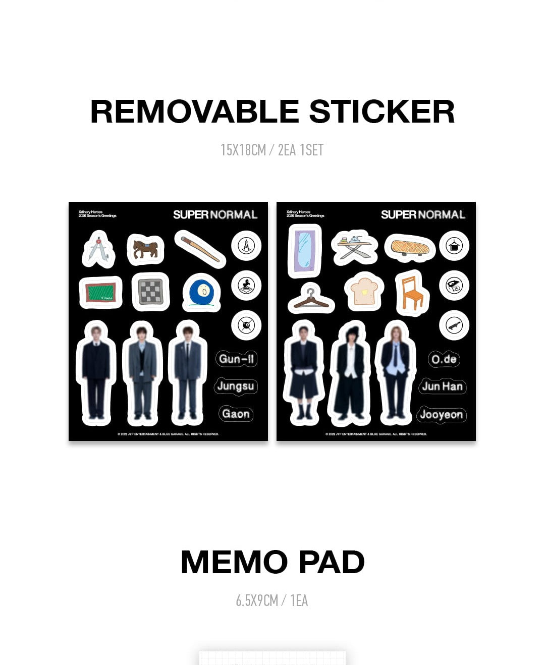 (PRE-ORDER 2025-12-22) Xdinary Heroes - 2026 Season's Greetings [SUPER NORMAL] (POB - Photocard Set)(💝 K-Towns 2026 Season's Greetings Event!)