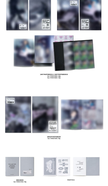 (PRE-ORDER 2025-11-24) ILLIT - 1st Single Album [NOT CUTE ANYMORE] (2 Versions) Set (POB - Photocard 2ea Included - Pre-order only)