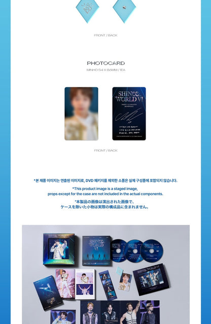 SHINee - WORLD VI [PERFECT ILLUMINATION : SHINee’S BACK] DVD Version (4 Versions)(POB - Photocard Set Included)