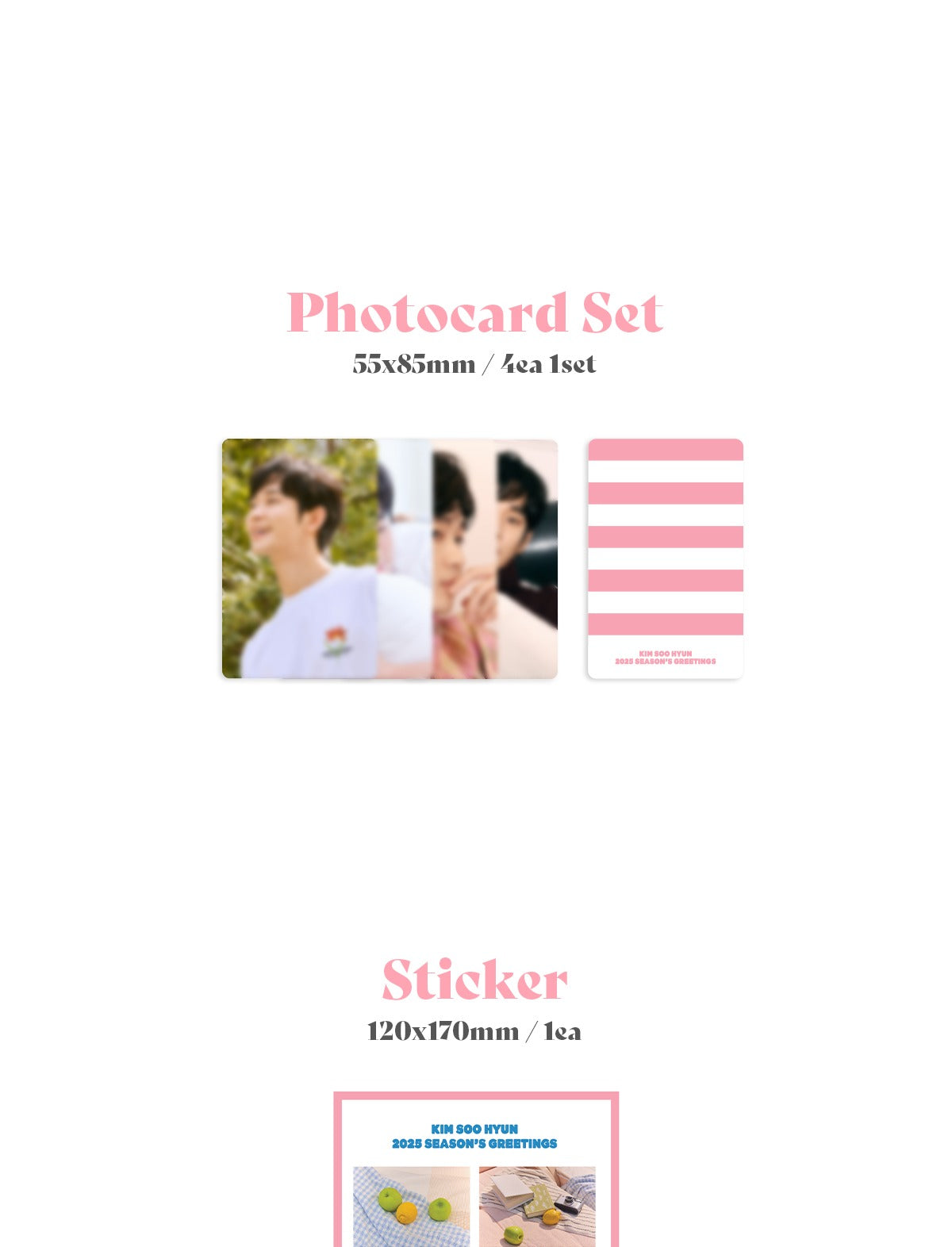 Kim Soo Hyun - 2025 Season's Greetings_ (POB - 1 Photocard Included with K-Towns Season's Greetings Event).
