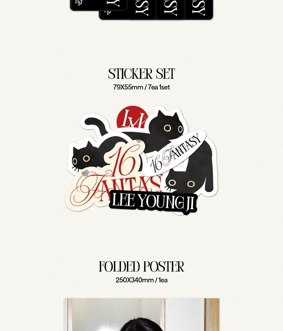 Lee Young Ji 1st EP Album 16 Fantasy Photobook Version.