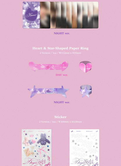 FIFTY FIFTY - 3rd Mini Album [Day & Night] (2 Versions).