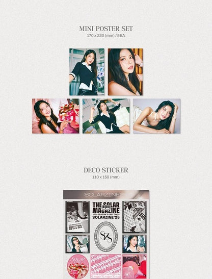 Solar (Mamamoo) - 2025 Season's Greetings_ [SOLARZINE'25] (POB - Photocards)(Limited Quantity).