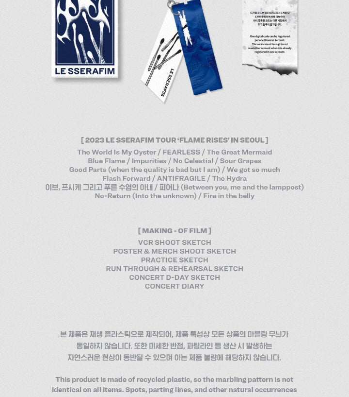 LE SSERAFIM - 2023 LE SSERAFIM Tour Frames Rises in Seoul.