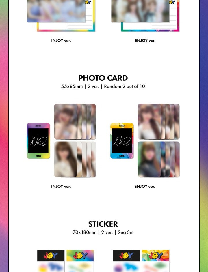 woo!ah! (Wooah) 1st Mini Joy (2 Versions) Random