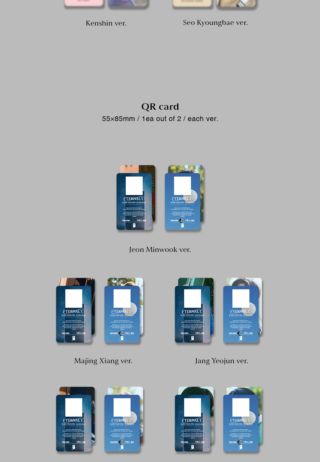 CLOSE YOUR EYES - 1st Mini Album [ETERNALT] Poca Album Version (7 Versions)