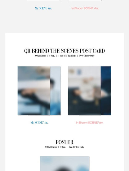 Han Seung Woo 1st Single Album Scene (2 Versions).