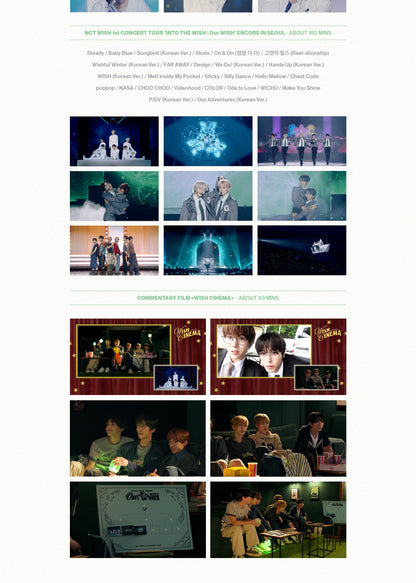 (PRE-ORDER 2026-10-07) NCT Wish - 1st CONCERT TOUR [INTO THE WISH : Our WISH](Blu-ray Version)