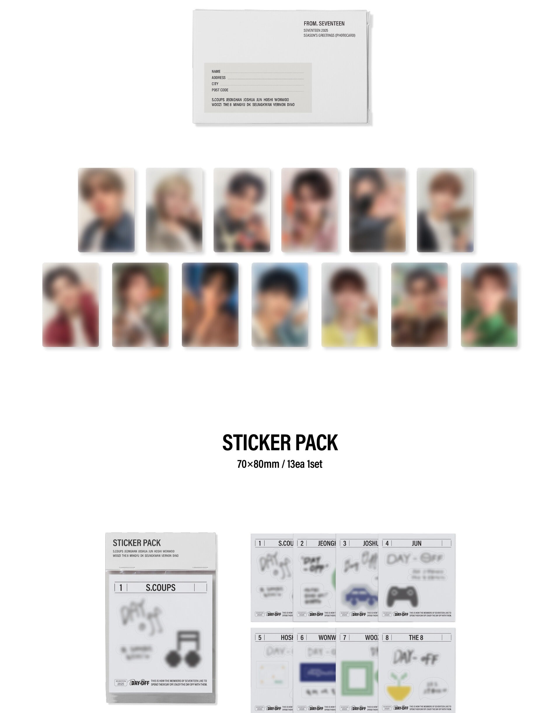 Seventeen - 2025 Season's Greetings (POB - K-Towns Season's