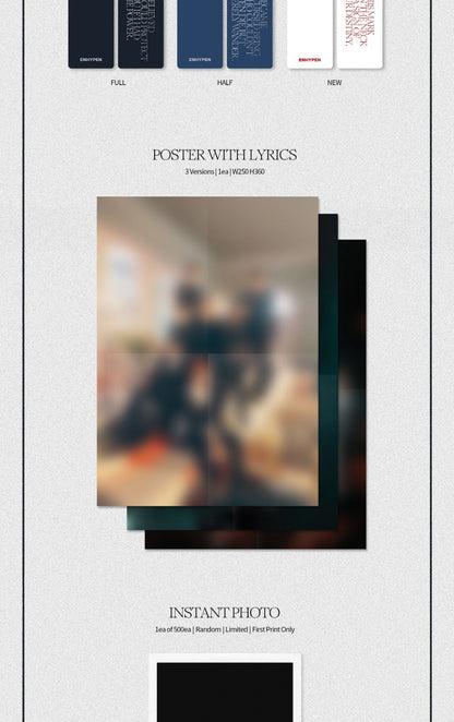 ENHYPEN - 4TH MINI ALBUM [DARK BLOOD] (3 Versions).