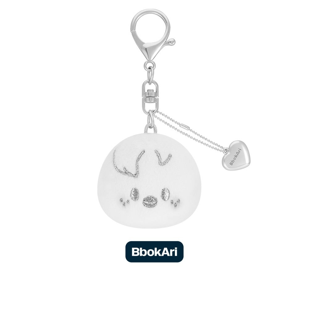 (PRE-ORDER 2026-02-06) Stray Kids <dominATE : celebrATE> MD Merch (SKZOO FACE KEYRING SILVER Version)(8 Versions)