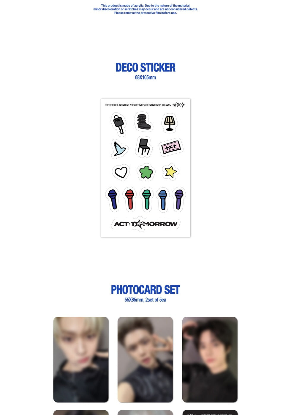 TOMORROW X TOGETHER (TXT) - World Tour [ACT: TOMORROW] IN SEOUL (POB Ticket included)