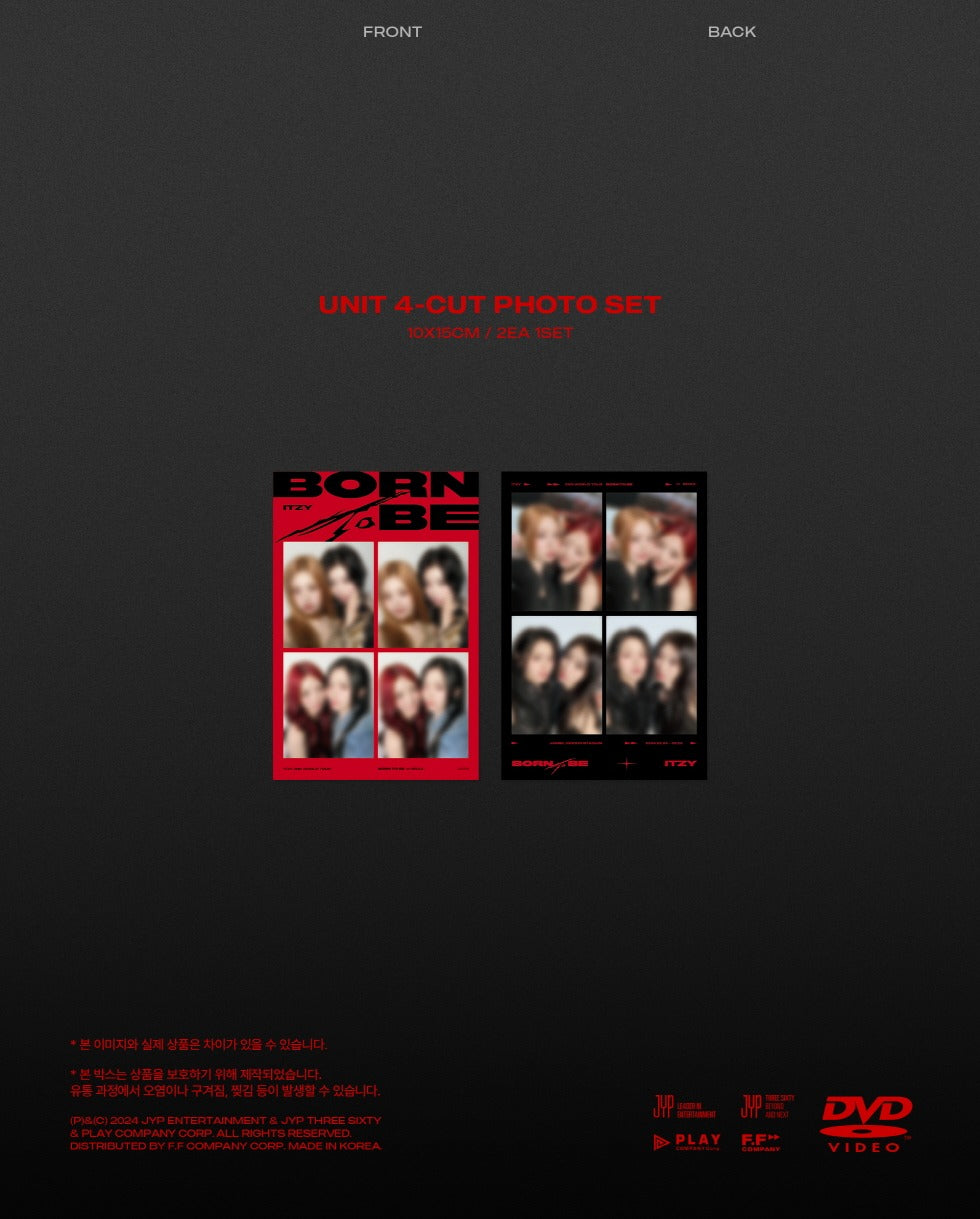 ITZY born to be ソウルコンDVD特典 ８枚セット ITZY - 2nd World Tour - Born to be in Seoul DVD (POB