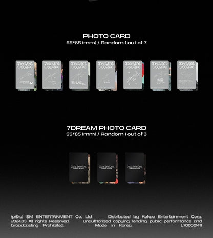 NCT Dream - Dream()SCAPE DREAMini Version (CASE Ver).