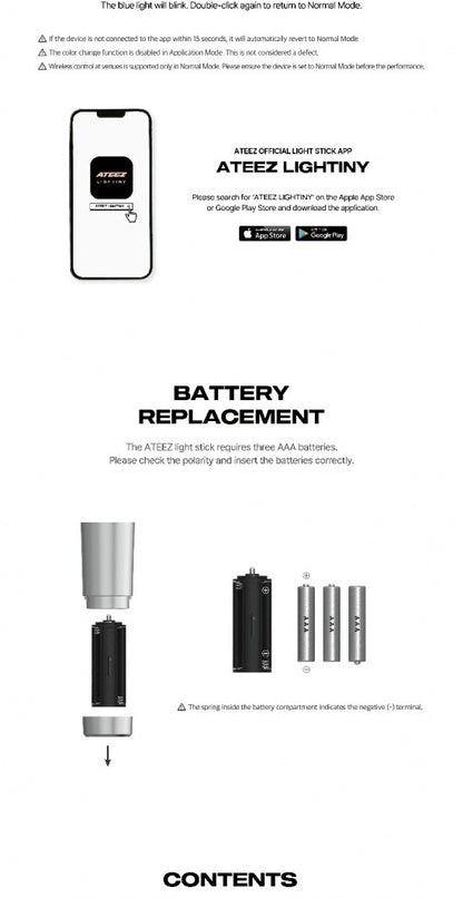 ATEEZ - Official Light Stick LIGHTINY Ver 3