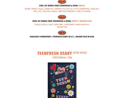 Stayc 1st World Tour Teenfresh DVD