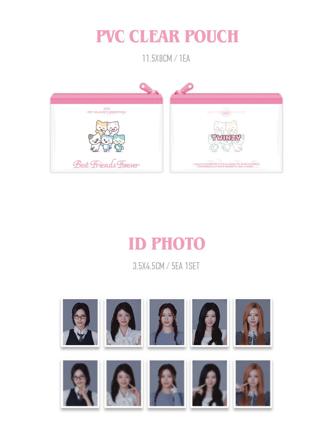 (PRE-ORDER 2025-12-22) ITZY - 2026 Season's Greetings [Best Friends Forever] (POB - Photocard Set)(💝 K-Towns 2026 Season's Greetings Event!)