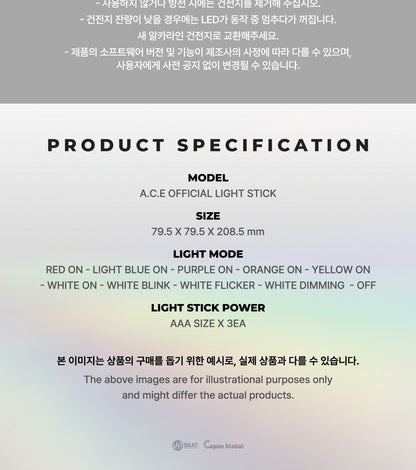 A.C.E - Official Light Stick (with K-Towns Light Stick Event)_