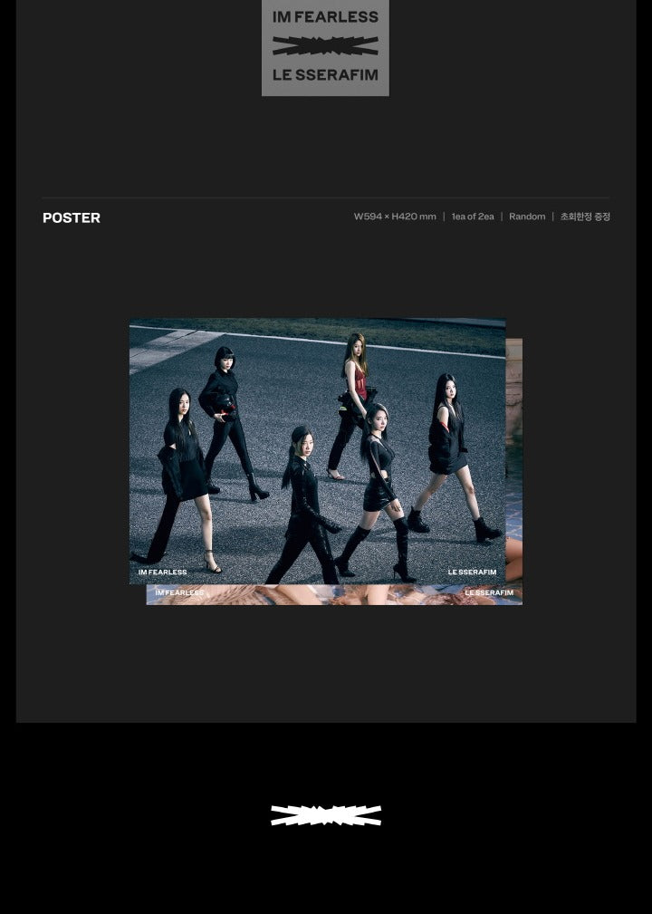 LE SSERAFIM - 1st Mini Album [FEARLESS] (2 Versions). – K-Towns