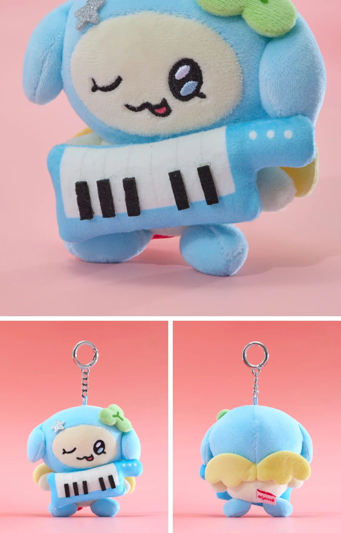 MIGHTEEZ(ATEEZ) - [MIGHTEEZ Rock The Stage] PLUSH KEYRING - ROCKSTAR (8 Versions)(LINE FRIENDS SQUARE MERCH)