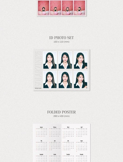 Solar (Mamamoo) - 2025 Season's Greetings_ [SOLARZINE'25] (POB - Photocards)(Limited Quantity).
