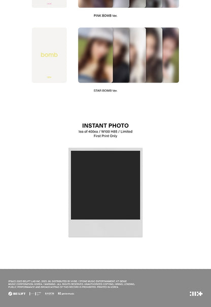 (PRE-ORDER 2025-06-16) ILLIT - 3rd Mini Album [bomb] (3 Versions) Set (POB - Photocard 3ea included - pre-order only)
