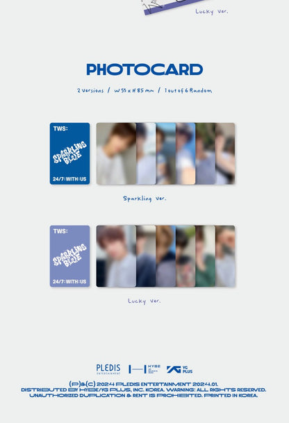 TWS - 1st Mini Album Sparkling Blue 2 Versions.