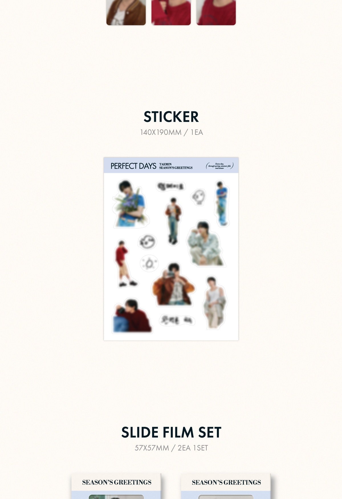 TAEMIN (SHINee) - 2025 Season's Greetings [Perfect Days