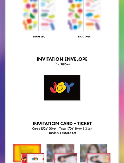 woo!ah! (Wooah) 1st Mini Joy (2 Versions) Random