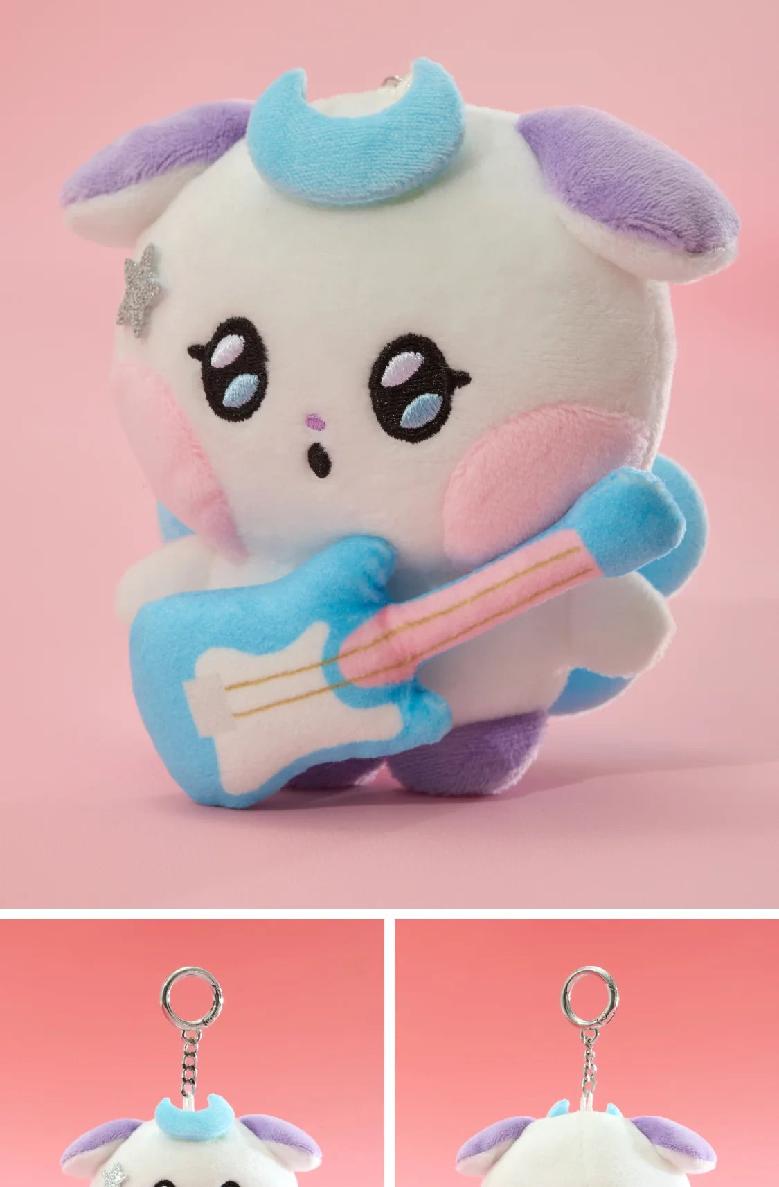 MIGHTEEZ(ATEEZ) - [MIGHTEEZ Rock The Stage] PLUSH KEYRING - ROCKSTAR (8 Versions)(LINE FRIENDS SQUARE MERCH)