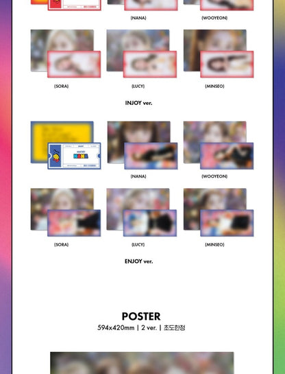 woo!ah! (Wooah) 1st Mini Joy (2 Versions) Random