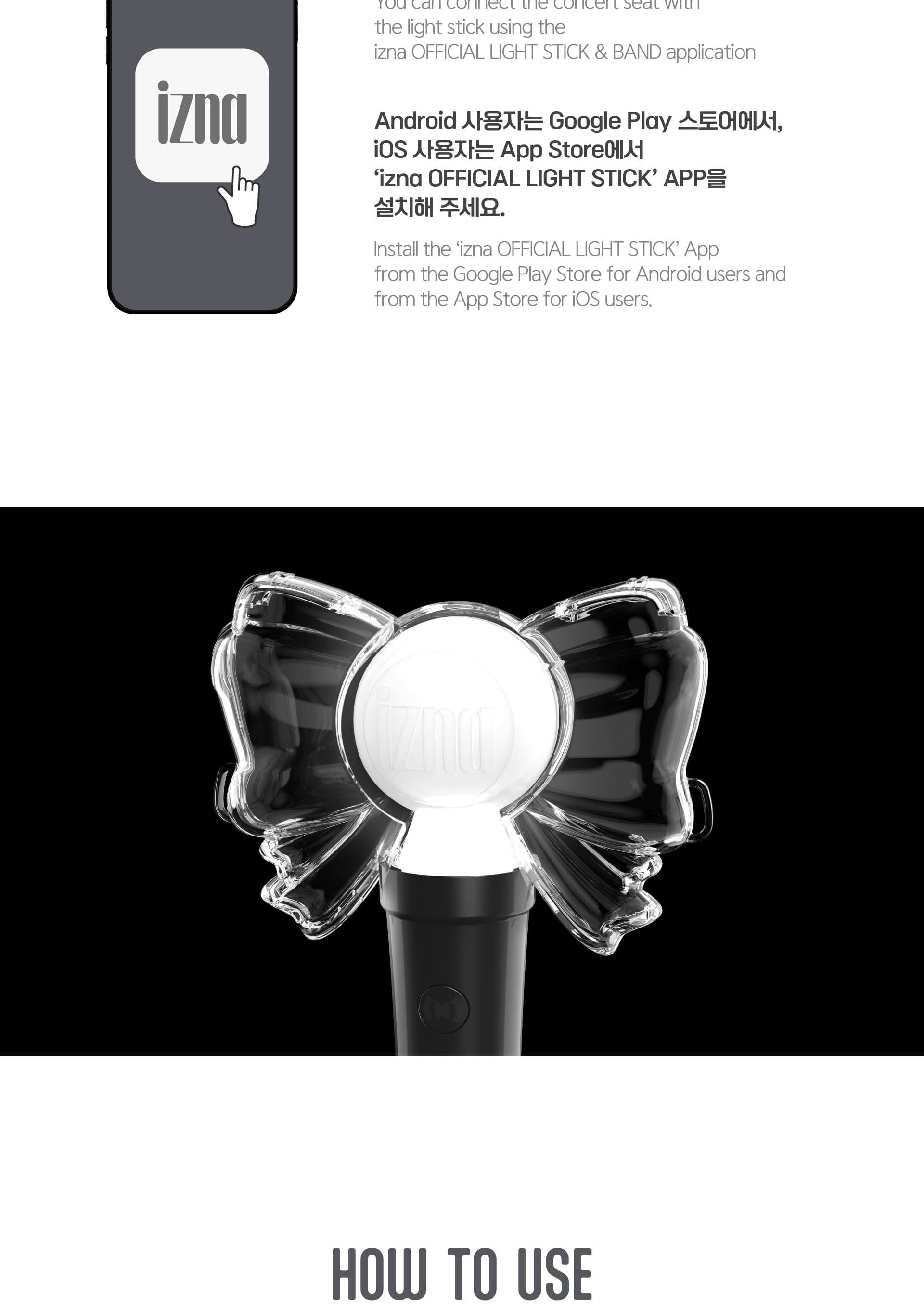 izna - OFFICIAL LIGHT STICK (& K-Towns Light Stick Event).