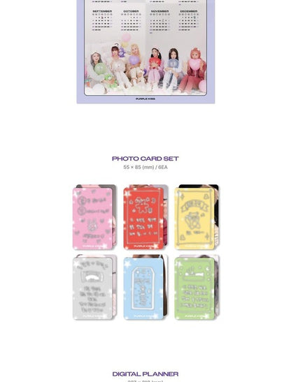 Purple Kiss - 2025 Season's Greetings_ [Purplicious Party] (POB - Photocards)(Limited Quantity).